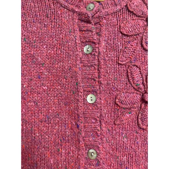Vintage Hastings & Smith Sweater - Pink Floral, Garden Girl,cottage core - Picture 5 of 12